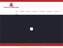 Tablet Screenshot of improvisobra-revestimentos.com